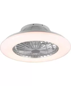 VENTILATORE DA SOFFITTO "STRALSUND" BIANCO CON LED RGB Ø50 CM, 30W